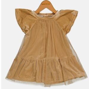 First Impressions Baby Girl Textured Tulle Dress Sz12m Christmas holiday